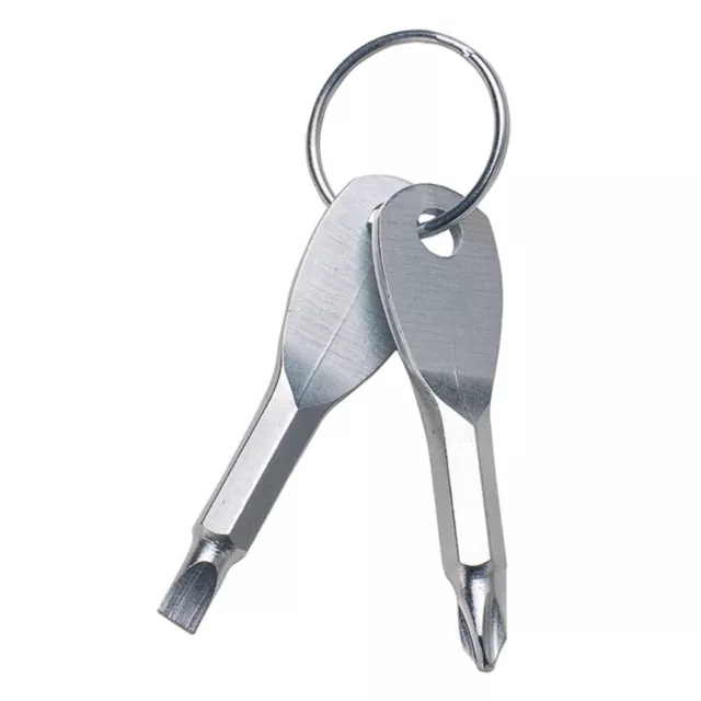 Porte-clés tournevis à fente mini-outil polyvalent pour réparations rapides