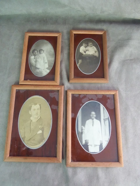 Cadres photos en bois (Lot de 4