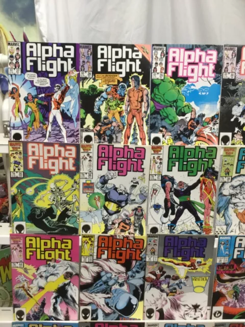 Marvel Comics Alpha Flight 1st Series Comic Book Lot of 45 Issues 2