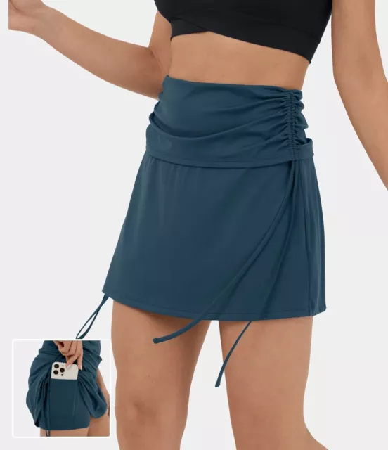 NWT HALARA HIGH Waisted Crisscross Lace Up Bodycon Mini Casual Skirt Size  Medium $26.99 - PicClick