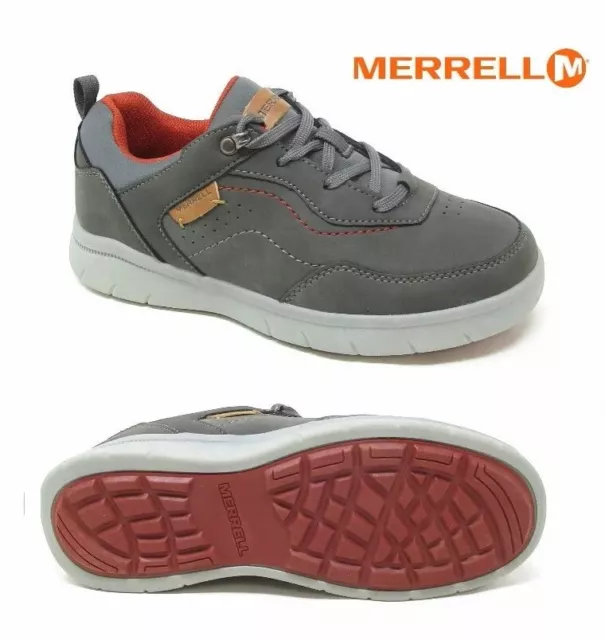 Scarpe da ginnastica casual MERRELL nuove per ragazzi bambini scarpe junior stringate prezzo di zecca £60 uk taglia 13-6 2