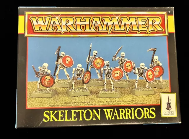 Warhammer - Skeleton Warriors Citadel Miniatures Games Workshop  [NIB] 1996