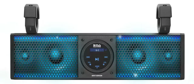 BOSS Audio Systems BRT18RGB ATV UTV Sound Bar System 18 Inches Wide