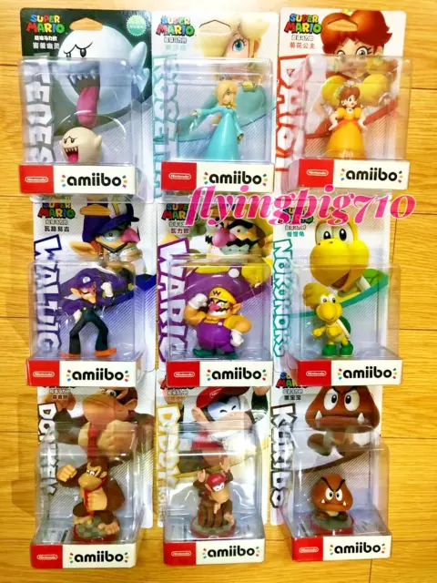 Nintendo Super Mario Party Amiibo Serie Figura de PVC Niños Juguete Caja Sellada