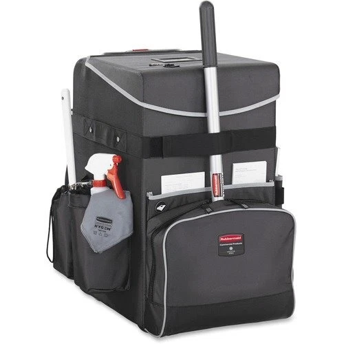 Rubbermaid Executive Quick Cart, Large, Dark Gray (RCP1902465)