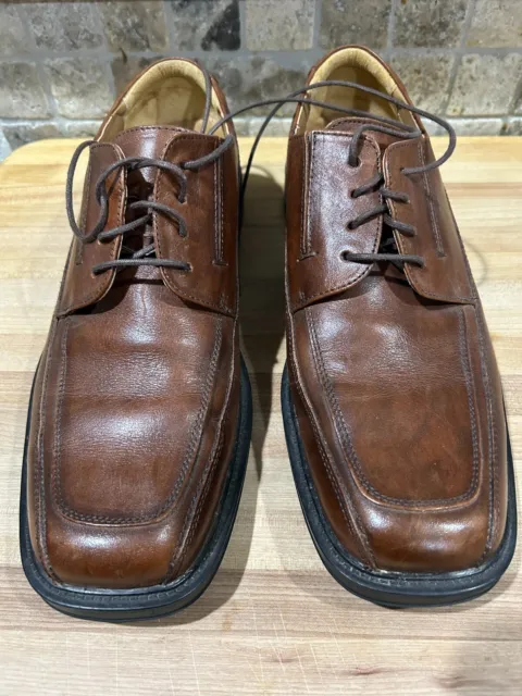 DOCKERS SHOES MENS 9 M Pro Style Dress Oxford 090 3173 Brown Leather ...