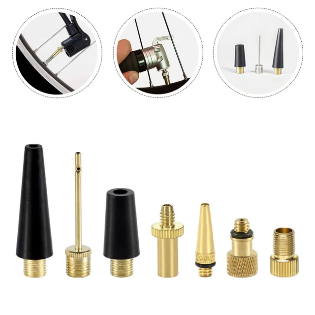 Adattatore Valvola Auto Bici Set Di 3 Adattatori Per Valvole Pneumatici