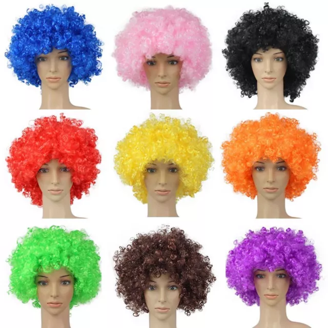 Adult Kids Clown Props Cosplay Hairs Synthetic Wigs Costume Party Funny Wig