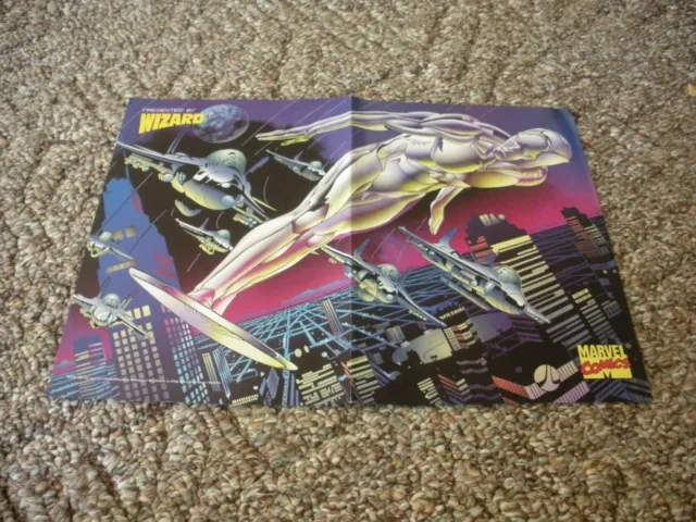 Silver Surfer Weapon Zero Double Sided Poster Wizard 14" x 10"