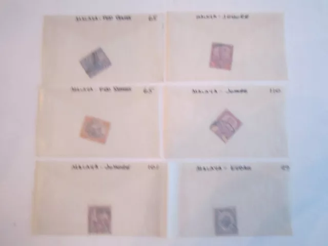 Early Malaya Stamps - Sc#24 - 110 - Used - Ofc-1 3