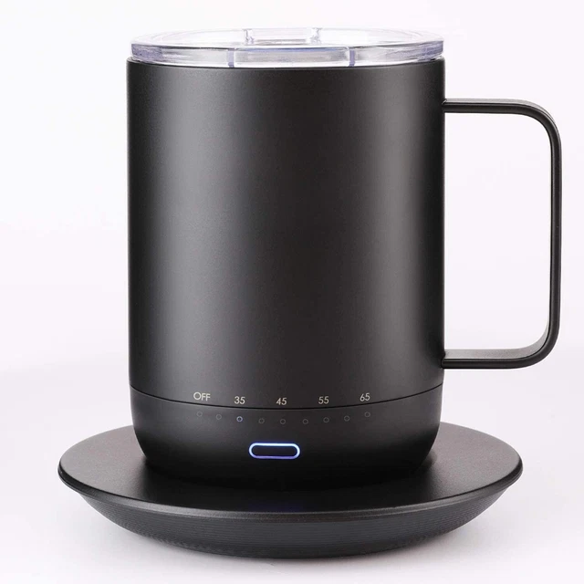 VSITOO Control Smart Coffee Mug Black - App Controlled Heated Coffee Cup