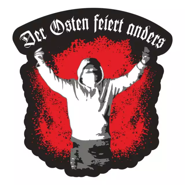 AUFKLEBER WETTERFEST DER Osten feiert anders Ostdeutschland Ultras Hools  Stadion EUR 25,00 - PicClick DE