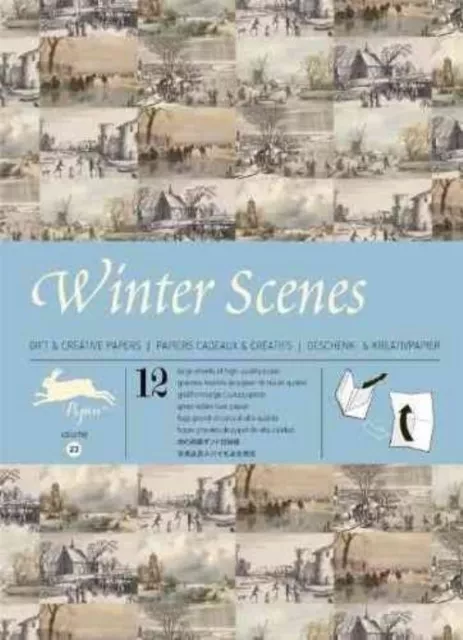 Winter Scenes: Gift Wrapping Paper Book Vol. 23: Gift & Creative Paper Book Vol.