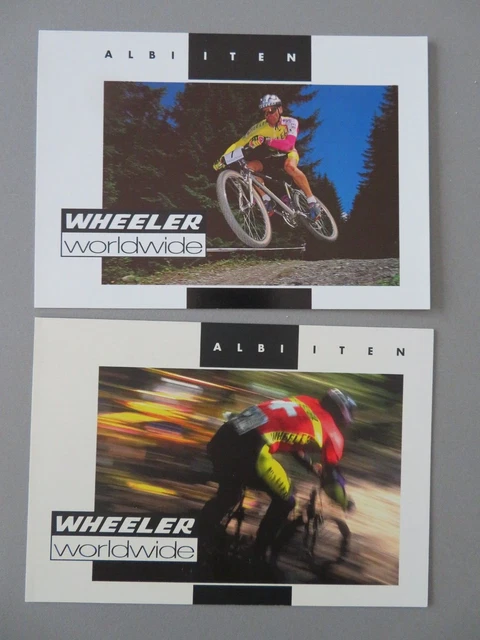1993 Autograph cards 2 Albi Iten Switzerland Cycling World Champion Down Hill
