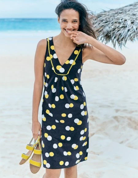 Boden fawn dress top