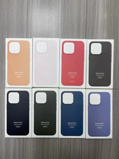 NEW For iPhone15 Pro 15Plus 15 Pro Max Original Silicone Case with MagSafe 2023