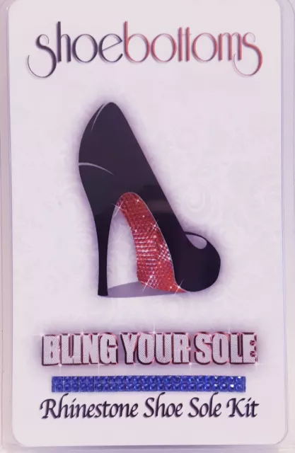 DIY Stilettos Rhinestone Crystal Shoe soles bling Kit Wedding something blue