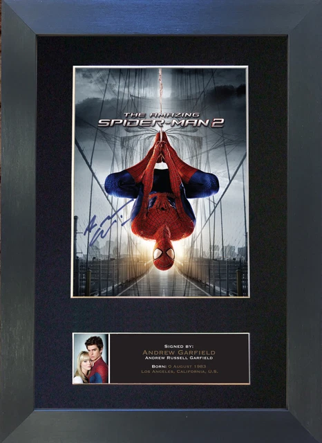 AUTOGRAPHE ORIGINAL DE l'acteur ANDREW GARFIELD / Spider-Man / photo