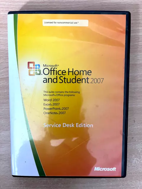 Microsoft Office Home And Student Service Desk Edition 2007 + Key