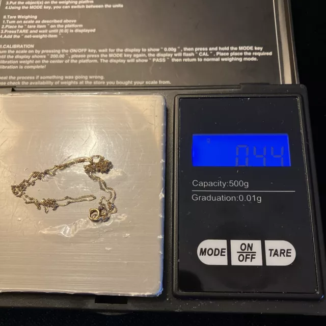 9ct gold scrap or wear chain