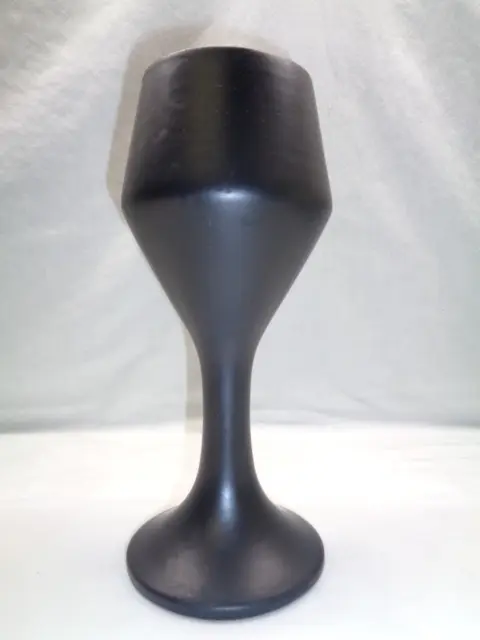 Vtg Haeger Pottery Chalice Vase Goblet Wine Cup Planter Gothic Art Deco