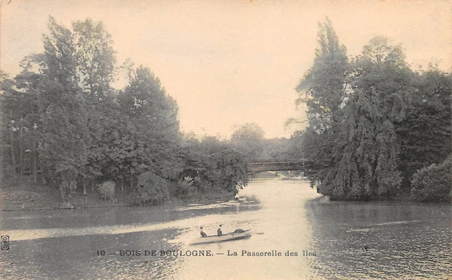 75-PARIS-BOIS DE BOULOGNE. - La Passerelle des iles-N 6002-F/0221