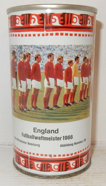 REWE WORLDCUP SOCCER 1970 ENGLAND Hansa Beer can from GERMANY (35cl)