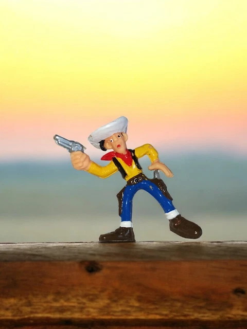 Set Lucky Luke - 7 Figurines PVC Plastoy Tubo - NEUFs Sous Blister