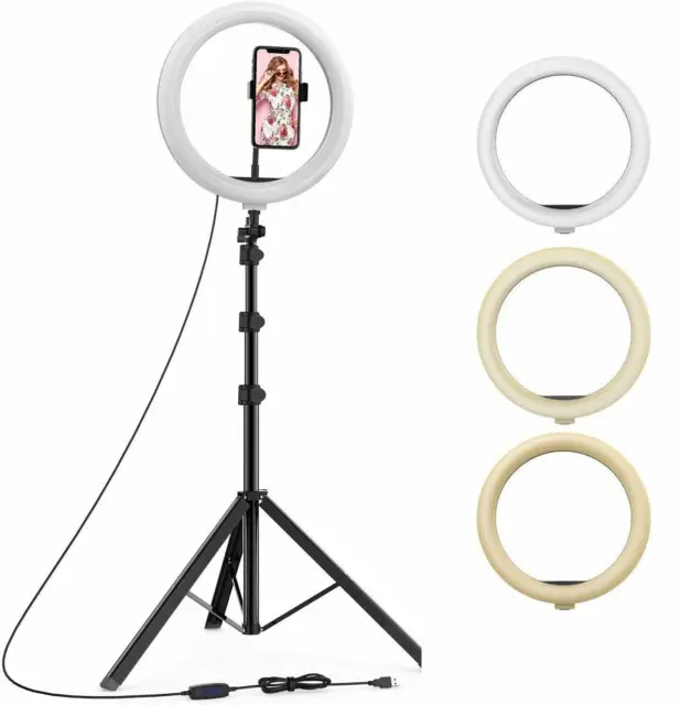 Luce Per Selfie Con Treppiedi Led Luce Ad Anello Alta Ring Light Professionale