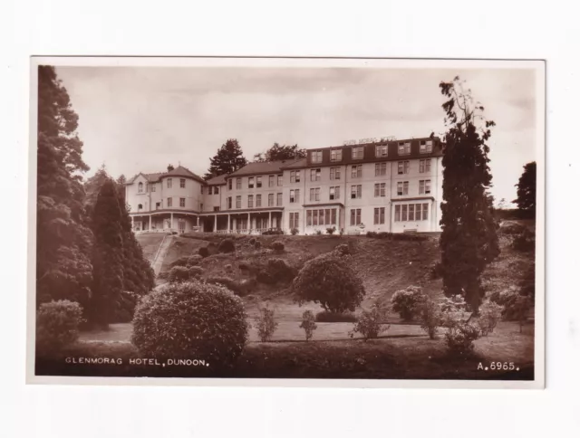 Real Photo Postcard Glenmorag Hotel, Dunoon ( Scotland )