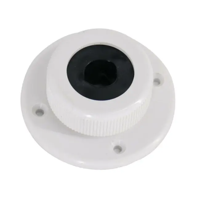 White Plastic Cable Outlet Marine Boat Cable Pass Thru Outlet Rubber Gasket