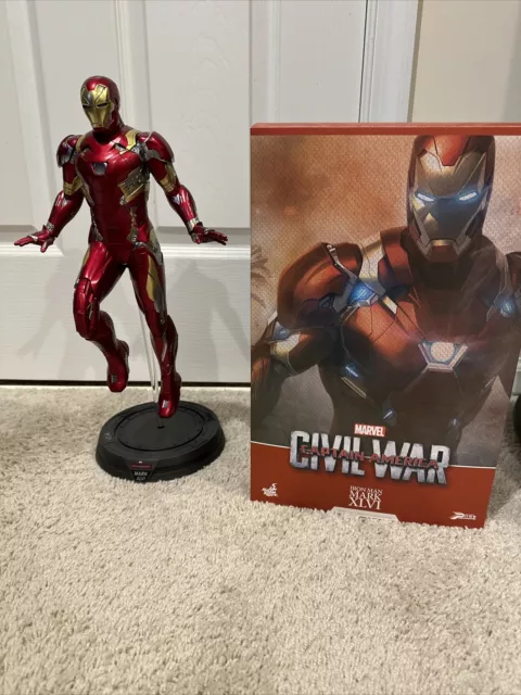 Hot Toys Captain America: Civil War - Iron Man Mark XLVI Power Pose PPS003  Used