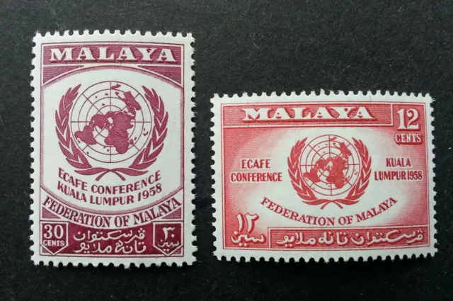 Malaya U.N Economic Commission Asia Far East Cobference 1958 ECAFE (stamp) MNH