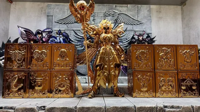 RH Saint Seiya Myth Cloth Gold EX 12 Saint Pandora Caja Set Versión Anime