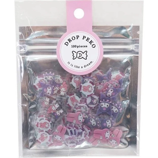 EXCLUSIVE JAPAN SANRIO Kuromi My Melody Drop Peko Sticker Set Japan