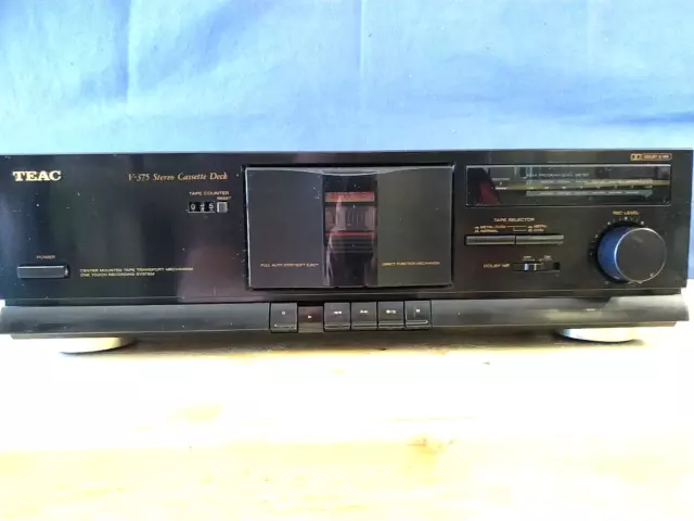 PIASTRA DI REGISTRAZIONE TEAC V-375 VINTAGE 89's TAPE RECORDER - NOT WORKING