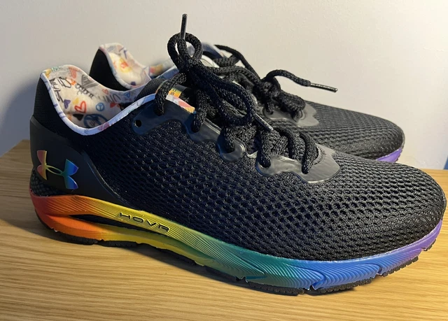 SCARPE DA CORSA UNDER ARMOUR HOVR Sonic4 Pride BLUETOOTH CONNECT UNISEX TAGLIA 7,5