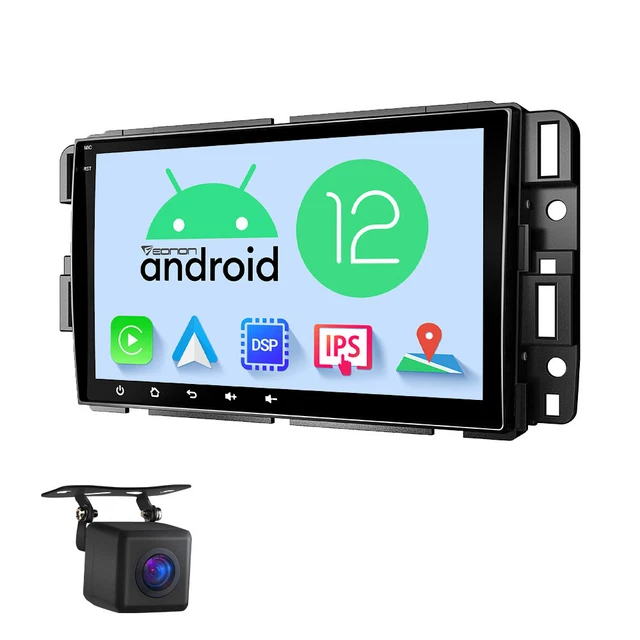 CAM+FOR CHEVROLET SILVERADO Chevy GMC Sierra Android 12 Stereo Car