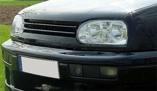 Calandre calandre calandre avant sport tuning calandre sans emblème convient pour VW Golf 3 2