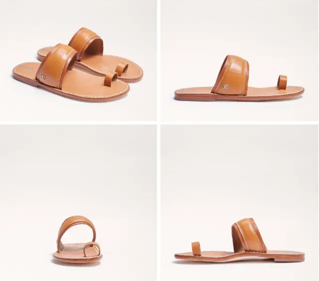 Sam Edelman Margit Brown Multi Leather Toe Loop Sandal Womens US sizes 6-10/NIB
