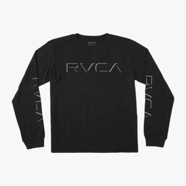 RVCA Boys Drop Shadow Long Sleeve T-Shirt