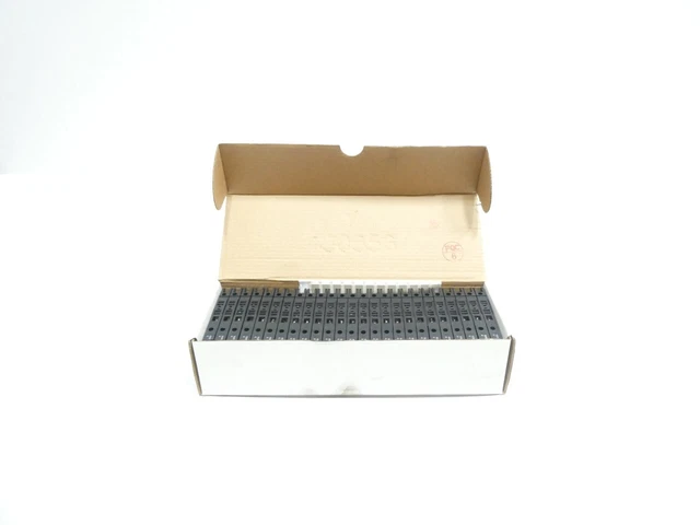 Box Of 25 Allen Bradley 1492-H4 Terminal Block