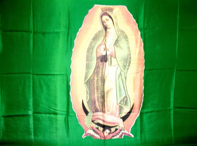 Lady Of Guadalupe Flag Religious Flag New 3x5 Feet Polyester Double Sided