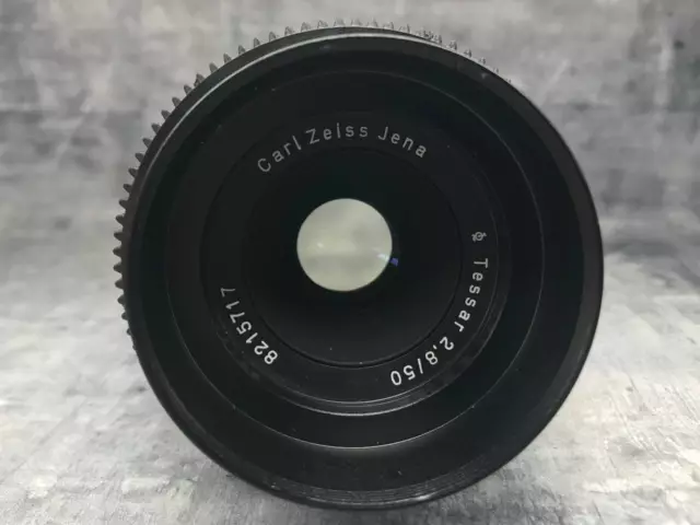 Carl Zeiss Jena DDR Tessar 50mm F2.8 Cine mod lens, Sony Nex mount 💙💛 3