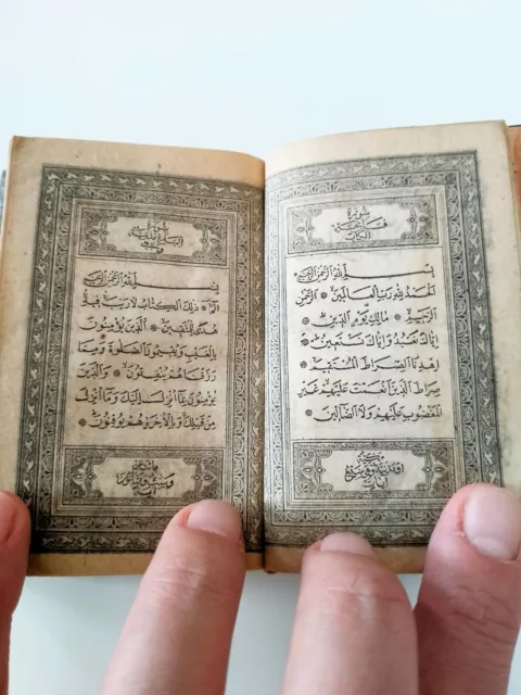 1898 Crimea Edition Antique Pocket Size Holy Quran