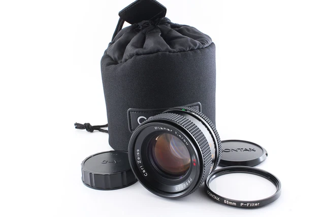 [ N MINT with Case ] Contax Carl Zeiss Planar T* 50mm F/1.4 MMJ Lens CY Mount JP