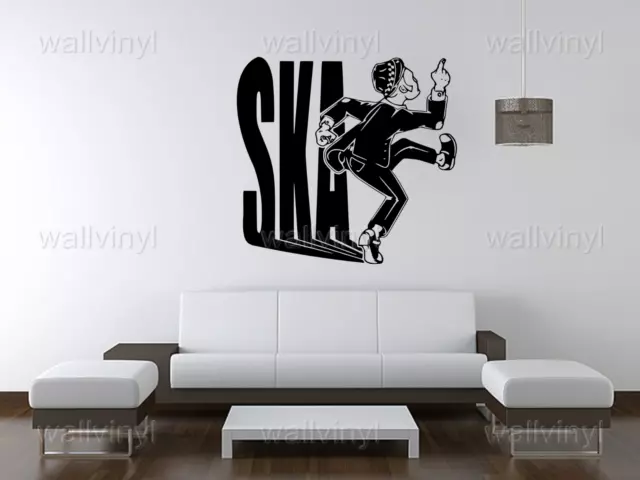 Ska vinyl wall art - ska 8