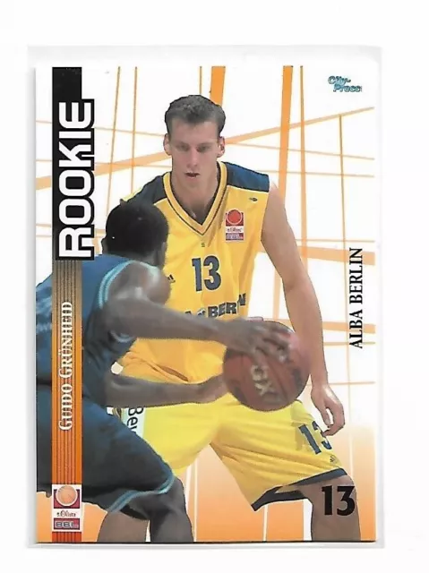 BBL Playercard - 01-02 Rookie - Guido Grünheid - ALBA Berlin #R 016