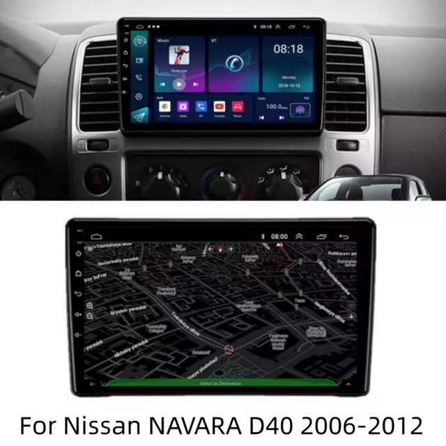 9'' Android 12 Stereo Radio GPS Head Unit Player For Nissan NAVARA D40 2006-2012