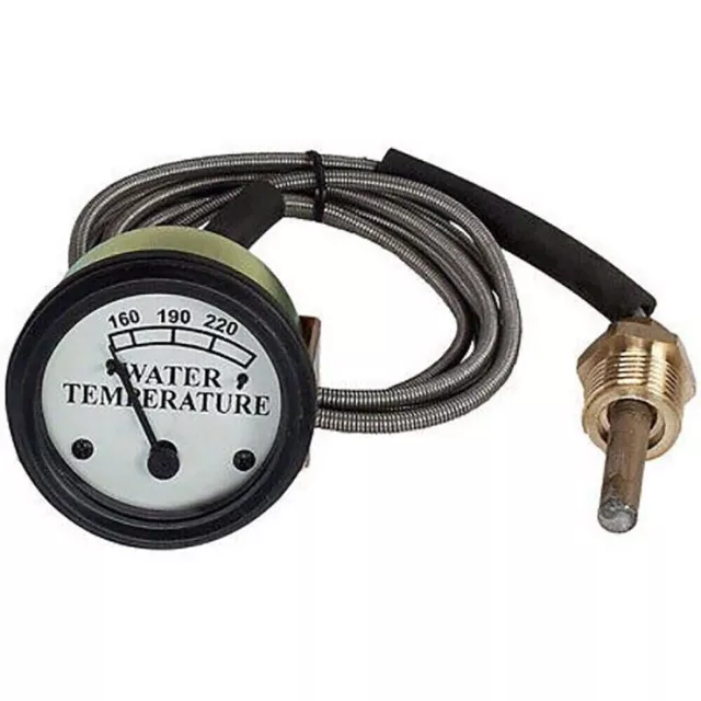 White Face Water Temperature Gauge Fits AA1342R JD A, B, G
